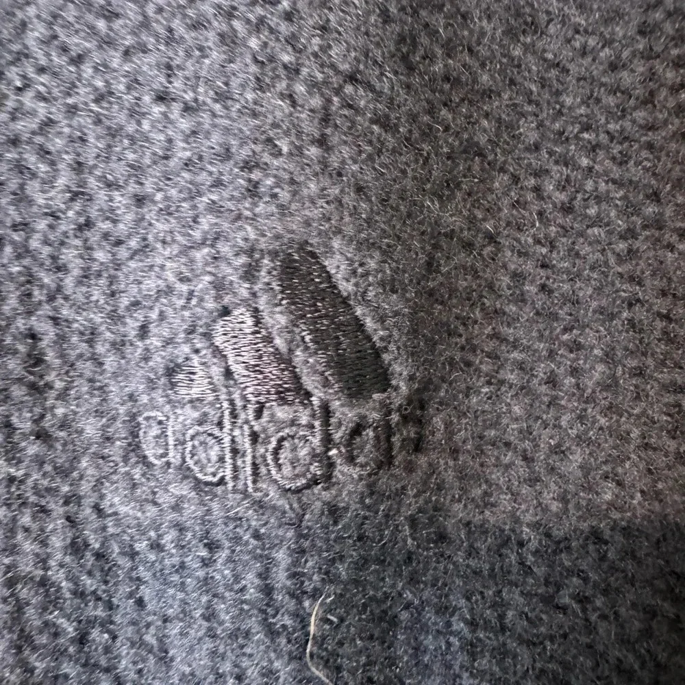 Adidas Mens Wool Quarter Zip Pullover Lined Heavy Thick‎ Sweater XXLarge Navy